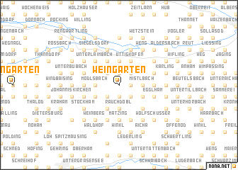 map of Weingarten