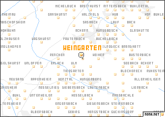 map of Weingarten