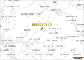 map of Weingarten