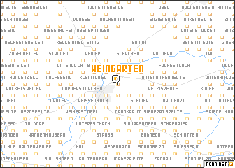 map of Weingarten