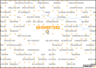 map of Weinhartsau