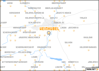 map of Weinhübel