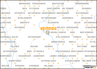 map of Weinried