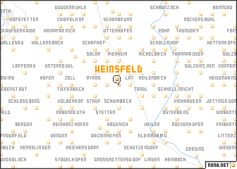 map of Weinsfeld