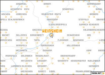 map of Weinsheim