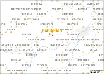 map of Weinsheim