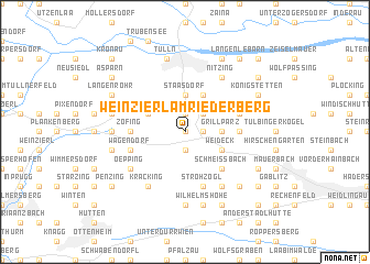 map of Weinzierl am Riederberg