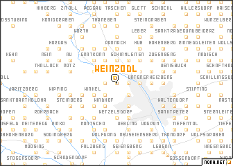 map of Weinzödl