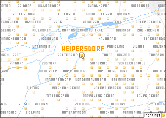 map of Weipersdorf