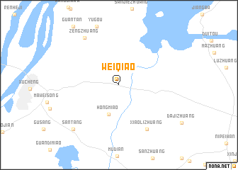 map of Weiqiao