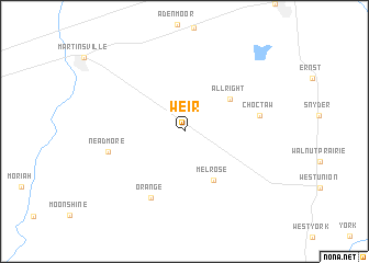 map of Weir