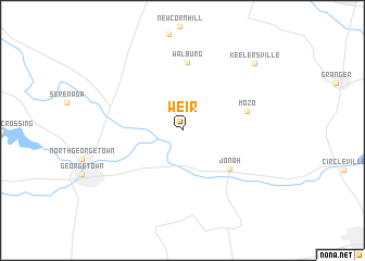 map of Weir