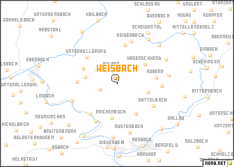 map of Weisbach