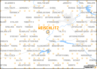 map of Weischlitz