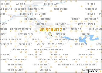 map of Weischwitz