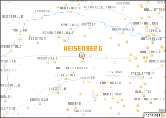 map of Weisenberg
