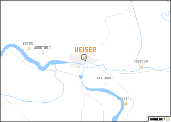 map of Weiser