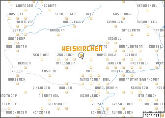 map of Weiskirchen