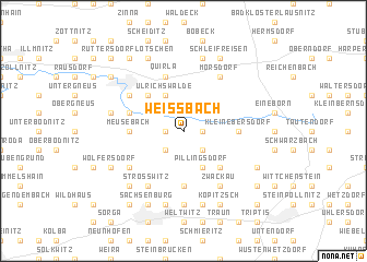 map of Weißbach