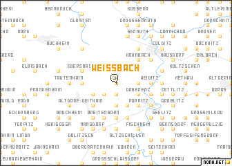 map of Weißbach