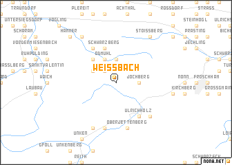 map of Weißbach