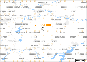 map of Weiße Ahe