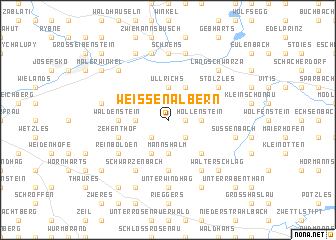 map of Weissenalbern