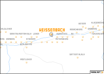 map of Weißenbach