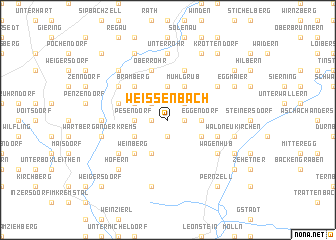 map of Weissenbach