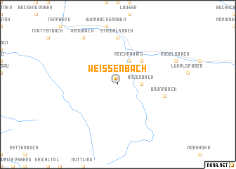 map of Weissenbach