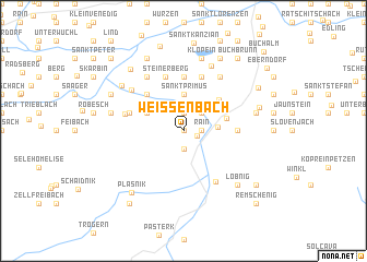 map of Weißenbach