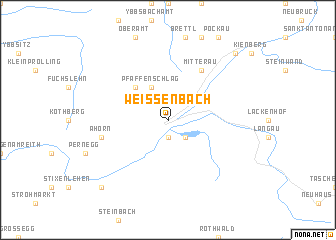 map of Weissenbach