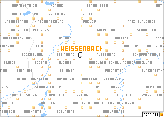 map of Weissenbach