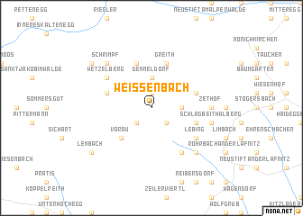 map of Weissenbach