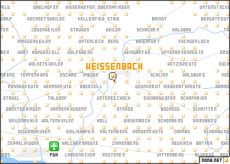 map of Weißenbach