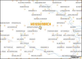 map of Weißenbach