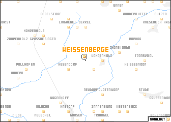 map of Weißenberge