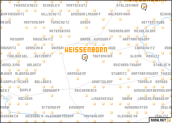 map of Weißenborn