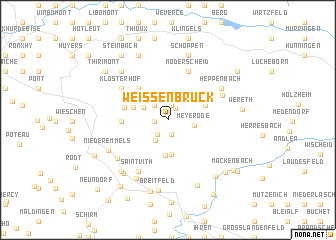 map of Weissenbrück