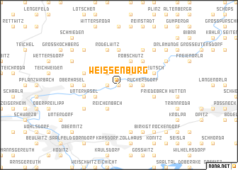 map of Weißenburg