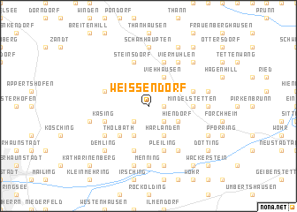 map of Weißendorf