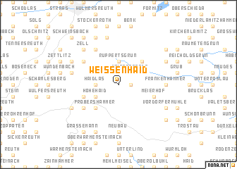 map of Weißenhaid