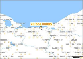 map of Weißenhaus