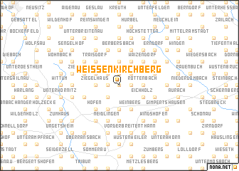 map of Weißenkirchberg