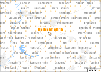 map of Weißensand