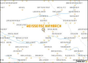 map of Weißenschirmbach