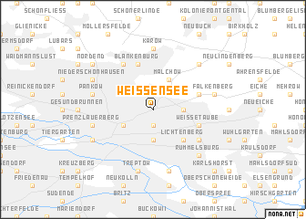 map of Weißensee