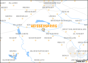 map of Weißenspring