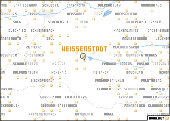 map of Weißenstadt