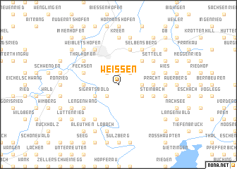 map of Weißen